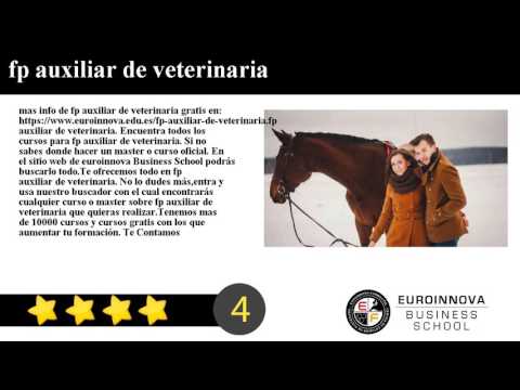 fp auxiliar de veterinaria valencia